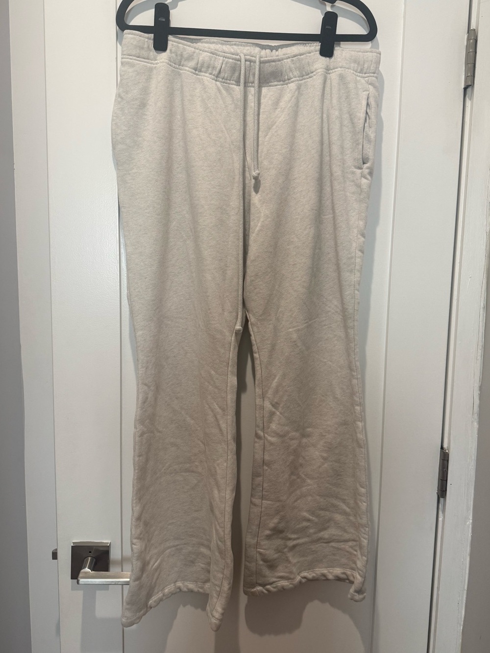 wild fable Cream Wide-Leg Drawstring Joggers